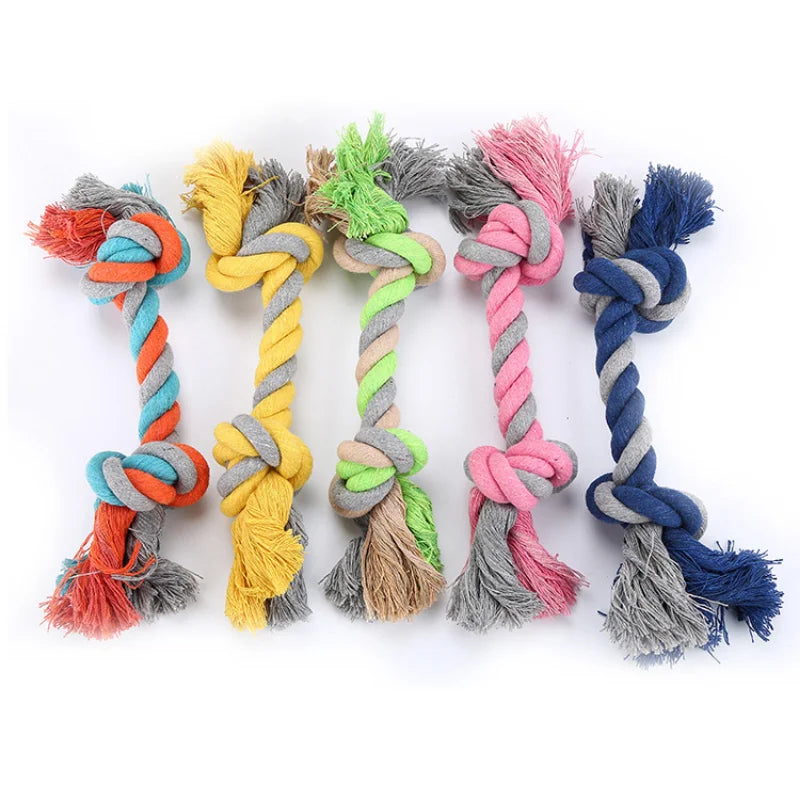 Pet Dog Double Knot Chewing Rope