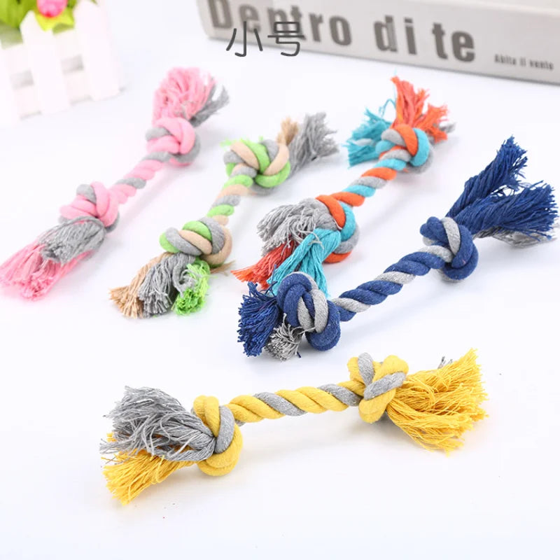 Pet Dog Double Knot Chewing Rope